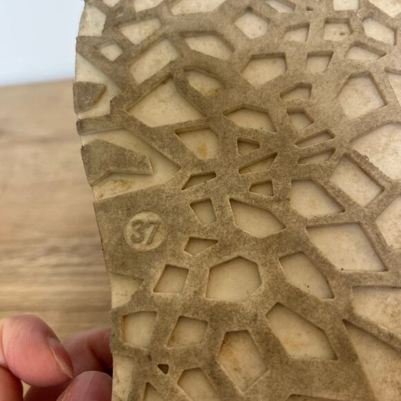 Miz Mooz Stella Platform Rust Brown Suede Leather Sandal Size 37 /US 6.5-7 Boho - Picture 7 of 8